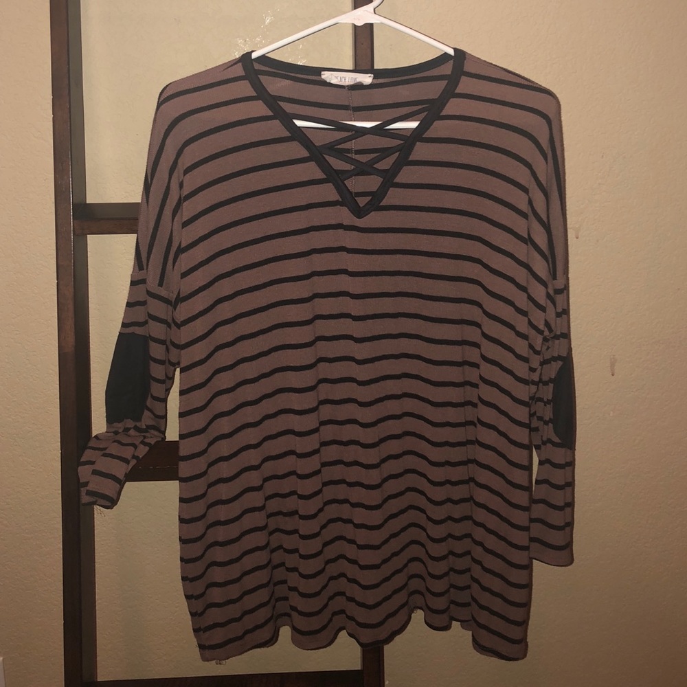 Black & White Stripe Shirt